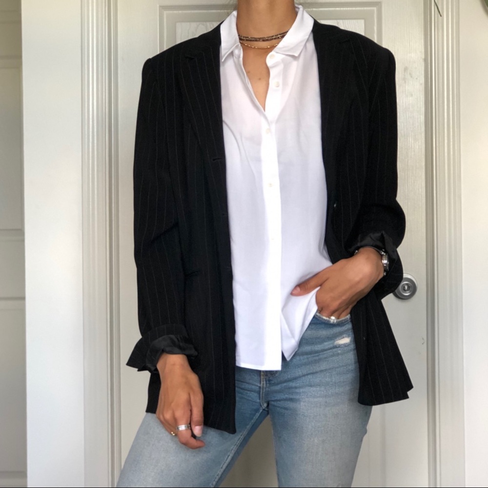 Beechers Brook Classic Pinstripe Blazer